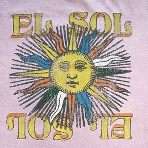 PacSun, El Sol Long Sleeve Tee, Size Medium